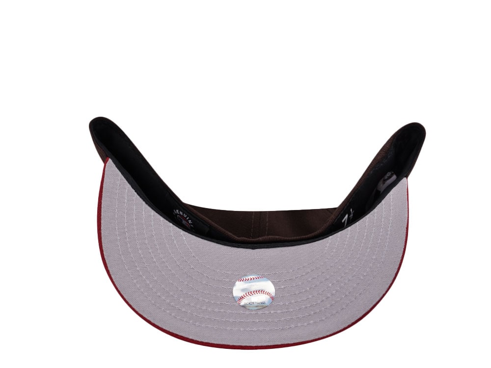 New Era Houston Astros Ransom Note Minute Maid Park Brick Red Two Tone Edition 59Fifty Fitted Cap