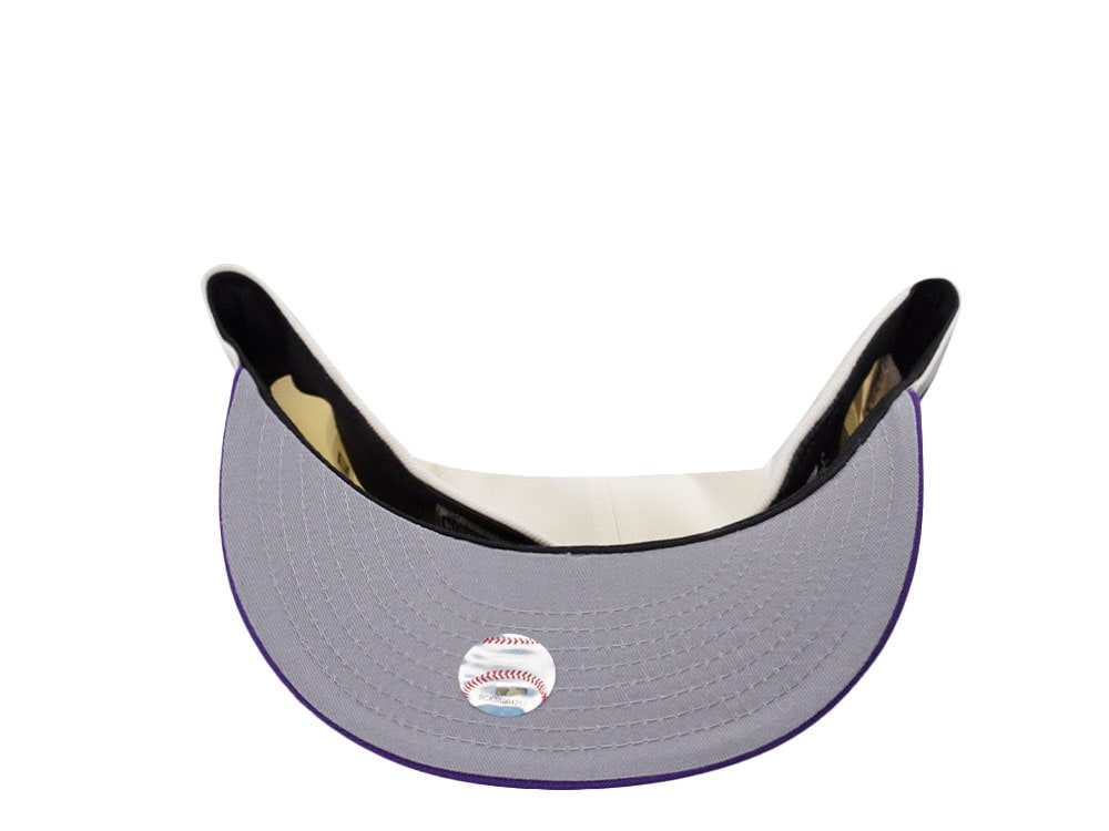 New Era Colorado Rockies 25th Anniversary Bricks Chrome Two Tone Edition 59Fifty Fitted Cap