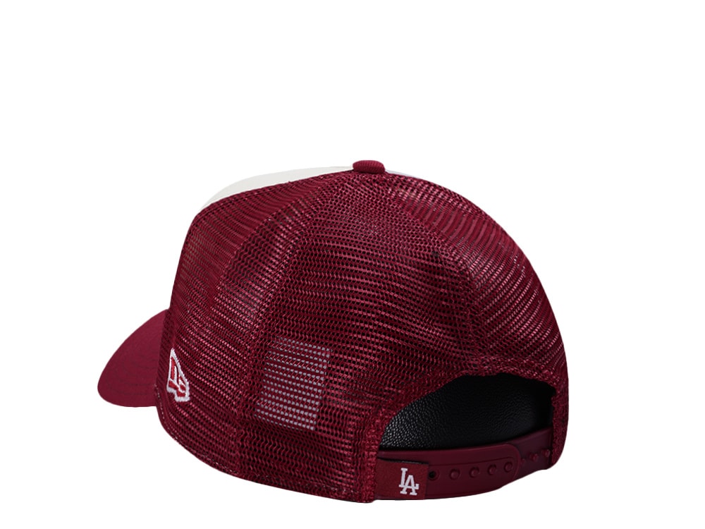 New Era Los Angeles Dodgers Rose Chrome Two Tone Edition 9Forty A Frame Trucker Snapback Cap
