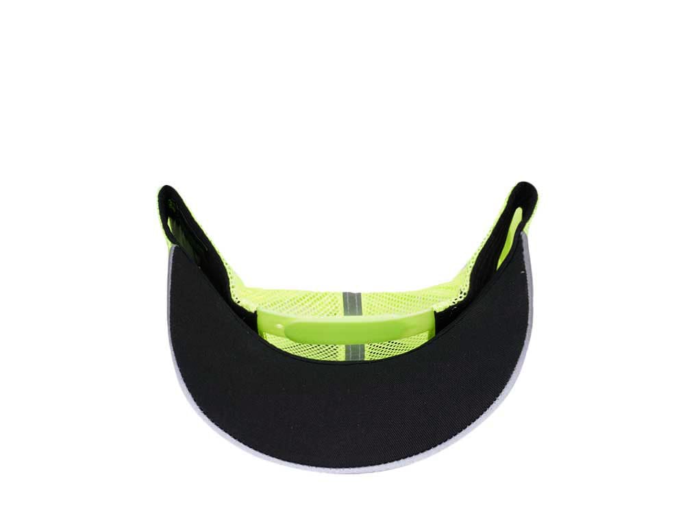 John Deere Construction Logo Yellow Trucker Snapback Cap