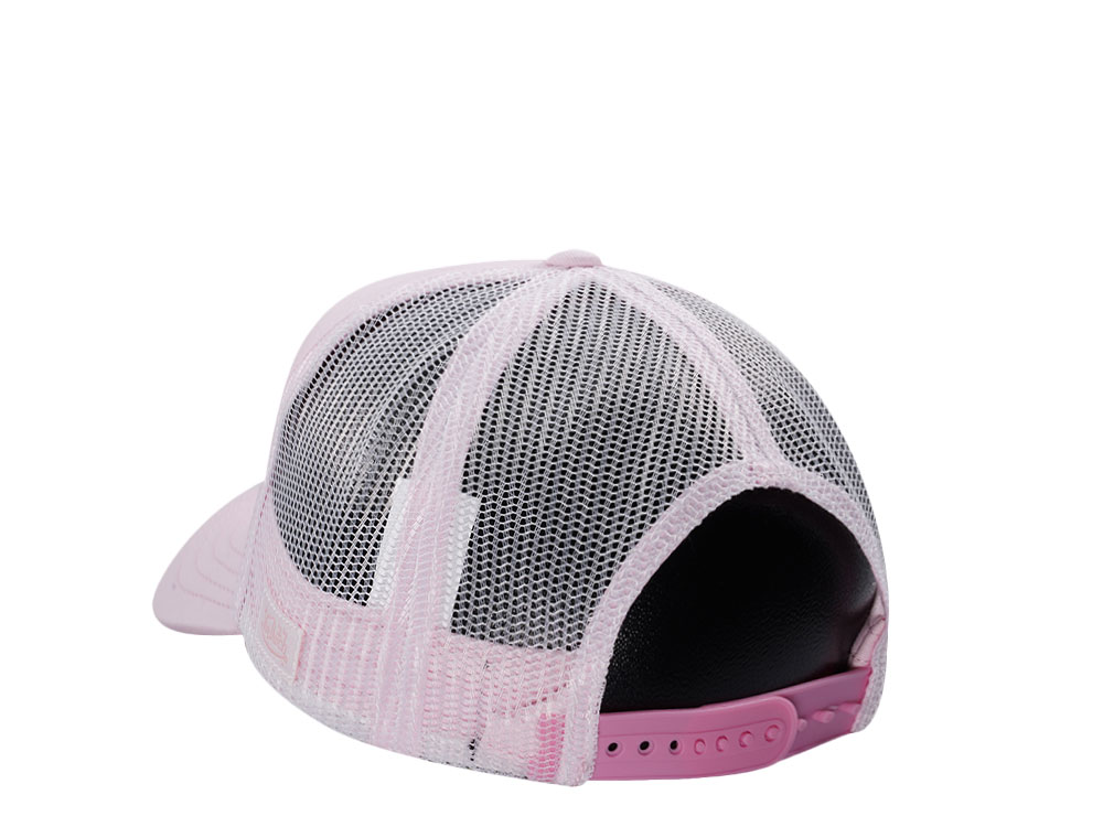Von Dutch Baseball Junior Pink White Kids Trucker Snapback Cap