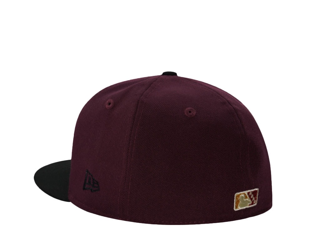 New Era Norfolk Tides Triple A Champions 2023 Maroon Two Tone Edition 59Fifty Fitted Cap
