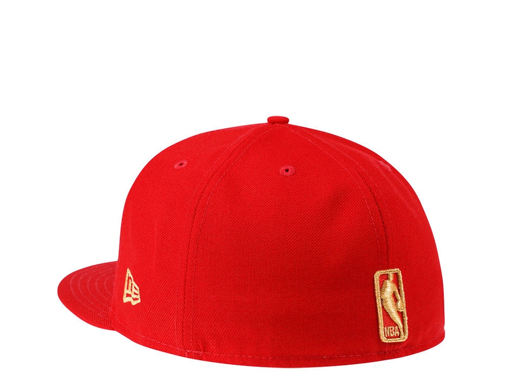 New Era Toronto Raptors Gold Red Edition 59Fifty Fitted Cap