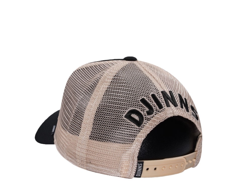 Djinns Lazy Sunday Coffee Club Black Trucker Snapback Cap