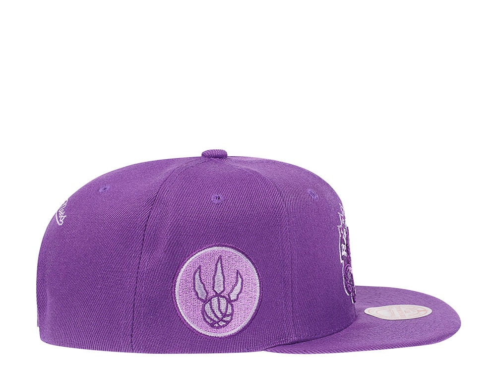 Mitchell & Ness Toronto Raptors Purple Hardwood Classic Snapback Cap