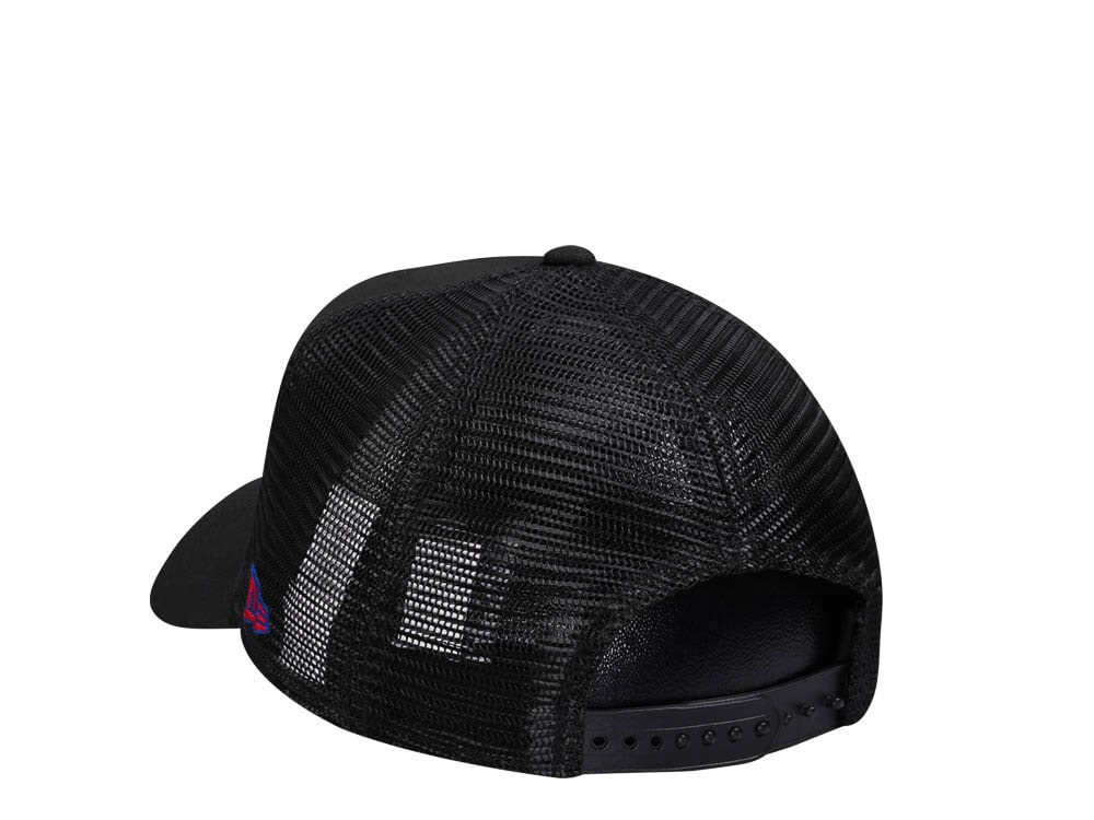 New Era New York Giants Black 9Forty A Frame Trucker Snapback Cap