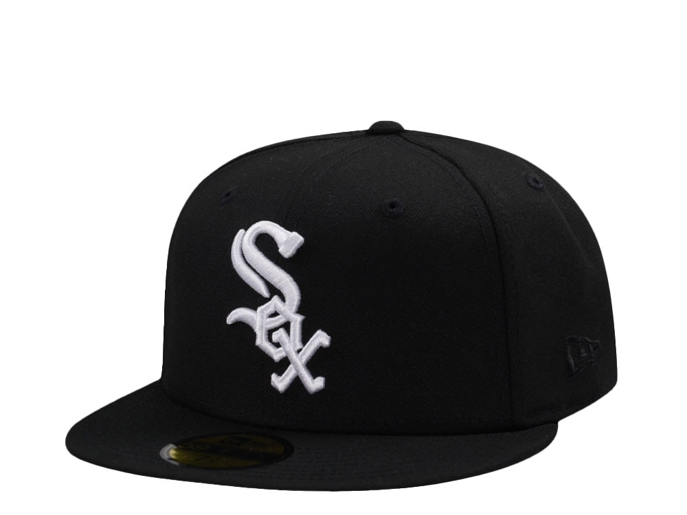 New Era Chicago White Sox Black Classic Edition 59Fifty Fitted Cap