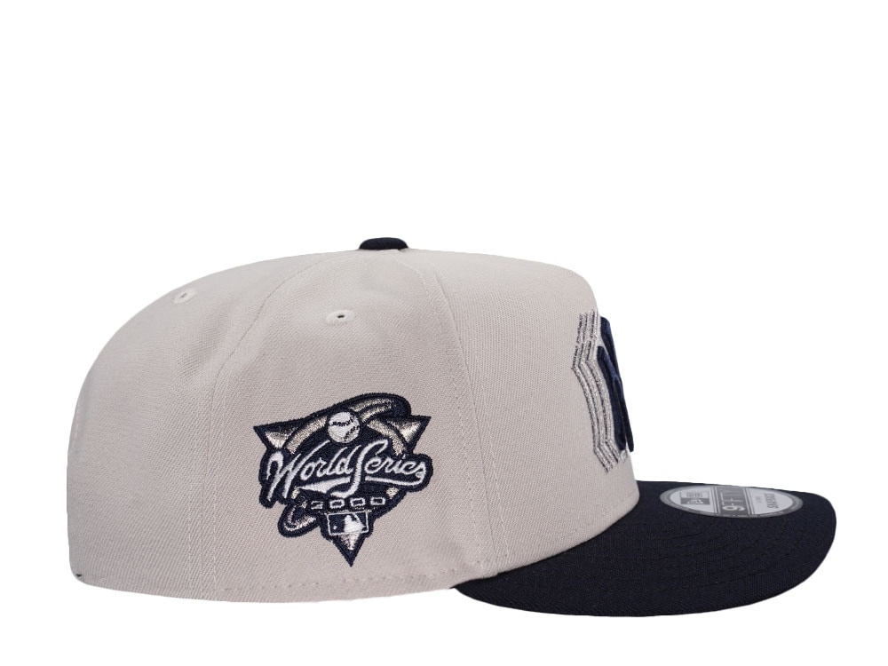 New Era New York Yankees World Series 2000 Cascading Stone Two Tone Edition 9Fifty A Frame Snapback Cap
