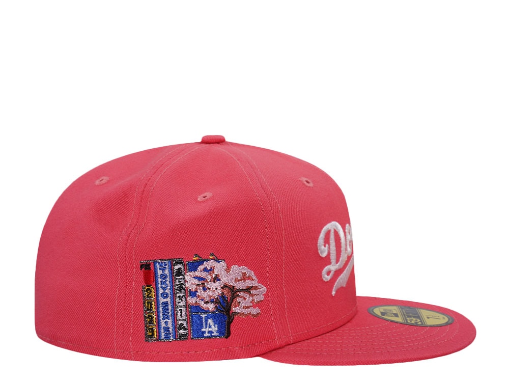 New Era Los Angeles Dodgers Tokyo Series Coral Prime Edition 59Fifty Fitted Cap