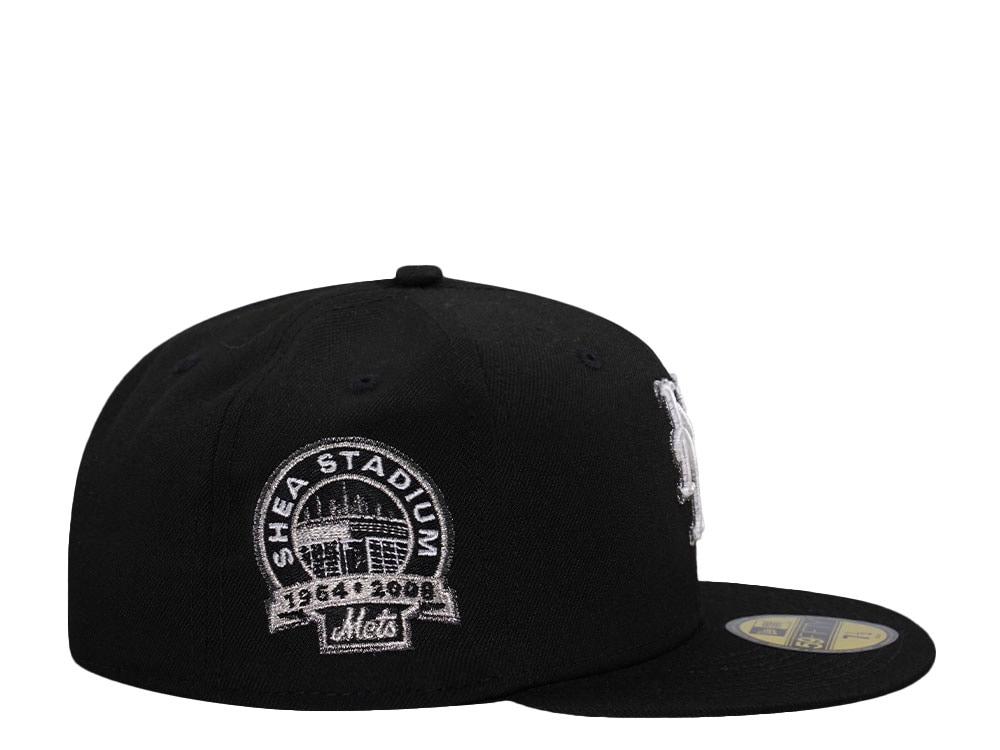 New Era New York Mets Shea Stadium White Titanium Prime Edition 59Fifty Fitted Cap