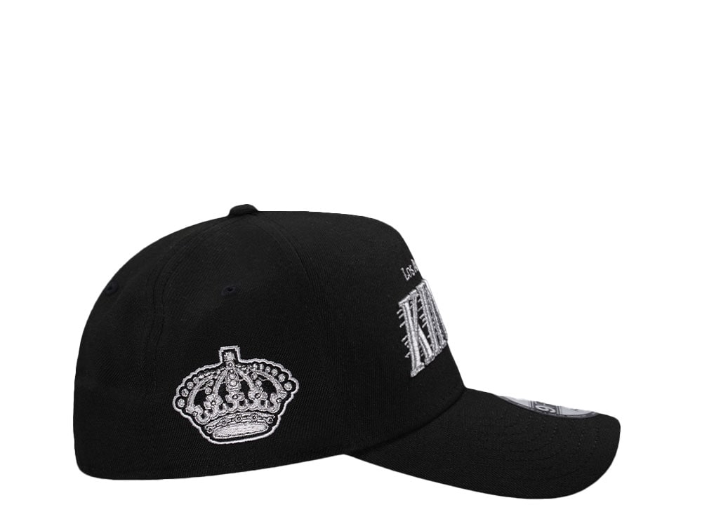 New Era Los Angeles Kings Metallic Black Prime Edition 9Forty A Frame Snapback Cap