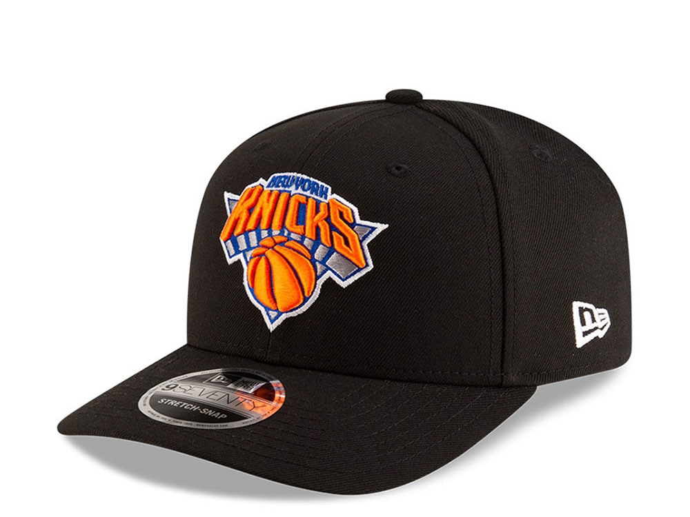 New Era New York Knicks NBA Team Black Edition 9Seventy Stretch Snapback Cap