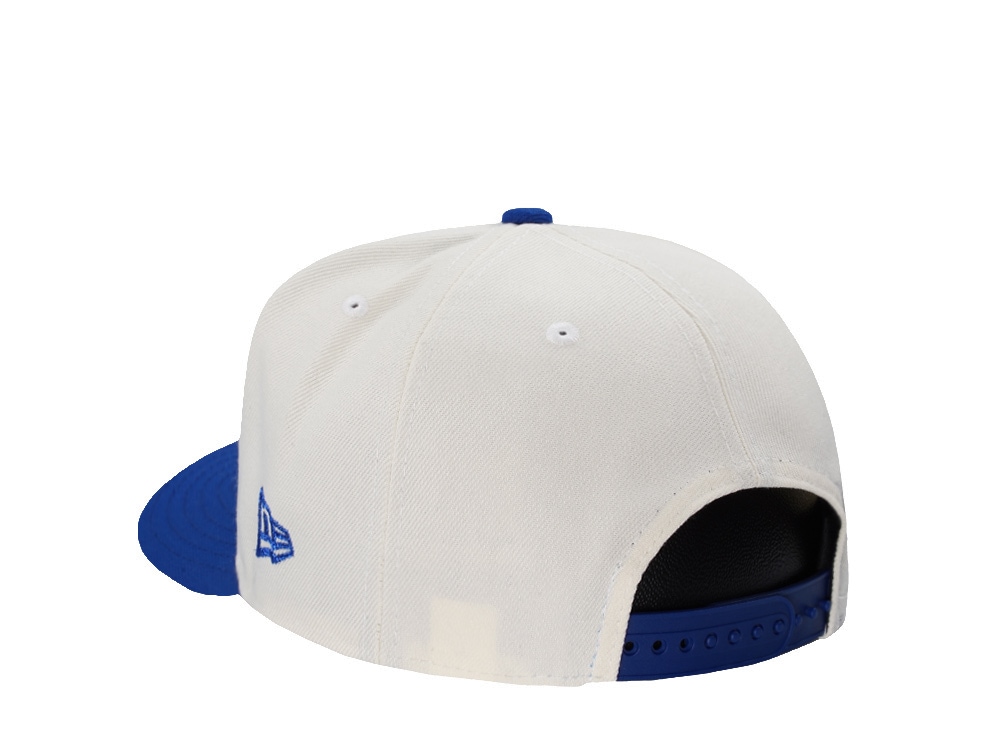 New Era Los Angeles Dodgers Back to Back World Series White Classic Edition 9Fifty A Frame Snapback Cap
