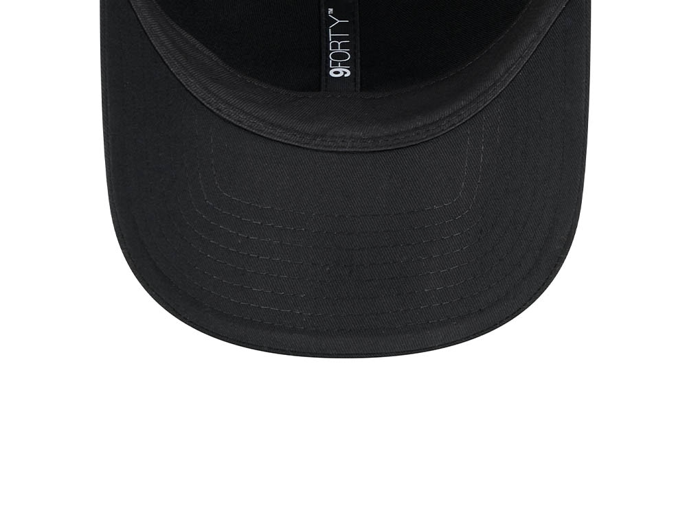 New Era New York Yankees Pin Black 9Forty Strapback Cap