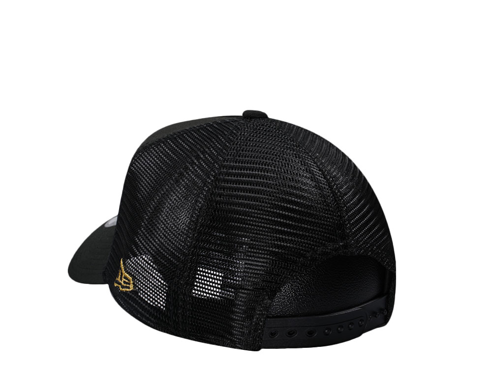 New Era Miami Dolphins Black and Gold Classic Edition Trucker A Frame 9Forty Cap