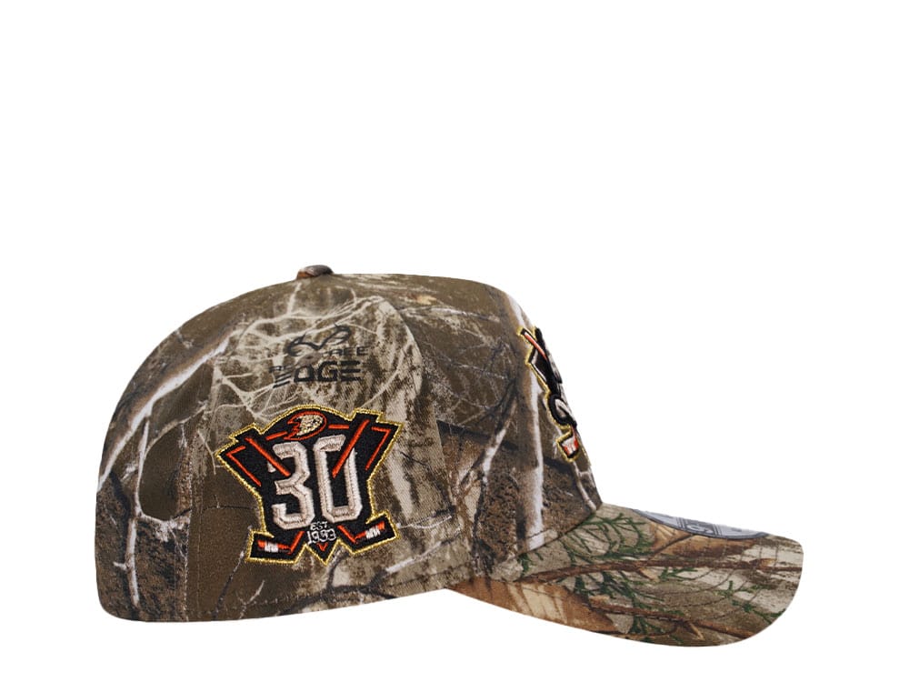 New Era Anaheim Ducks 30th Anniversary Realtree Prime Edition 9Forty A Frame Snapback Cap