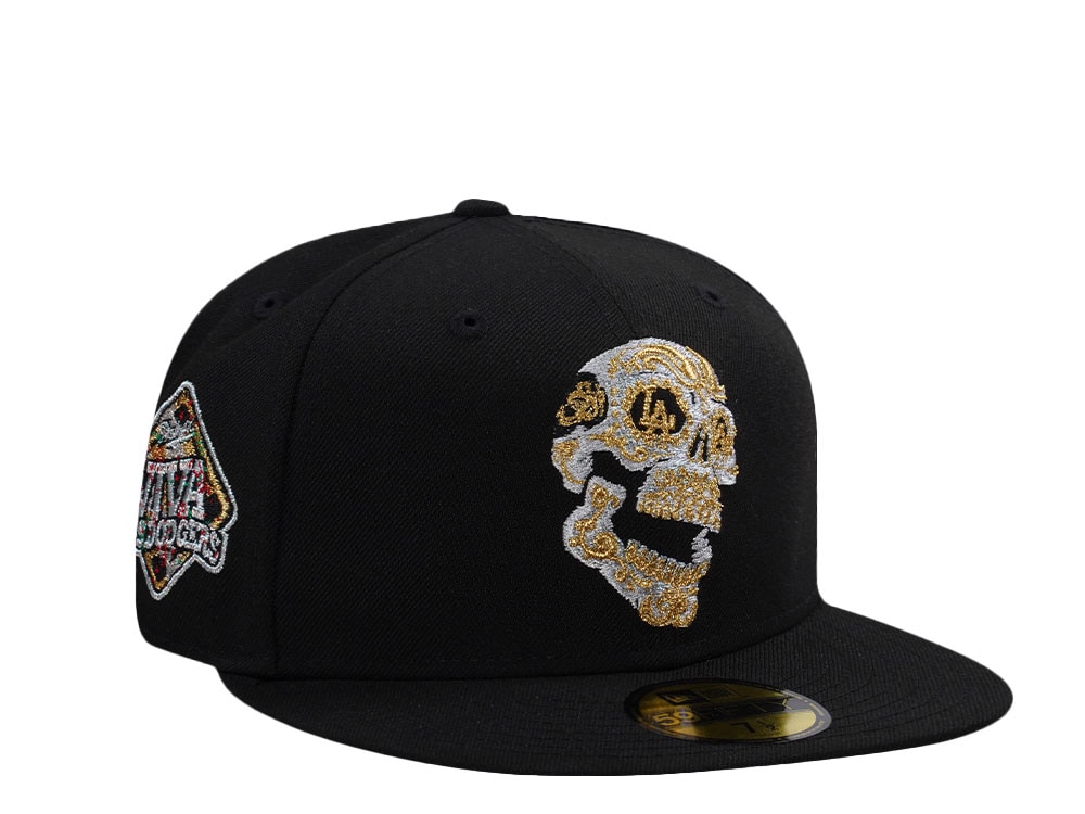 New Era Los Angeles Dodgers Viva La Black Skull Edition 59Fifty Fitted Cap