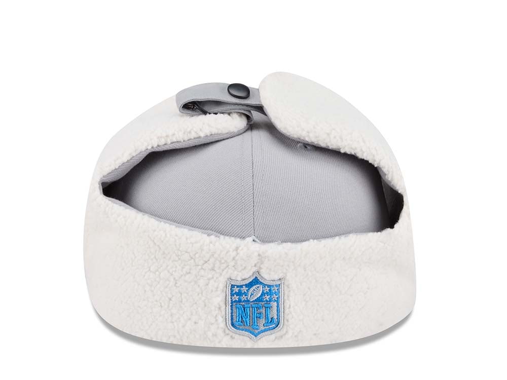New Era Detroit Lions Classic Gray 59Fifty Dogear Fitted Cap