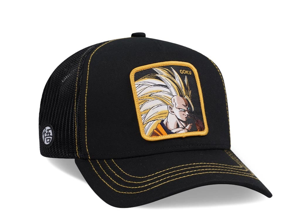 Capslab Dragon Ball Z Goku Black/Yellow Trucker Snapback Cap