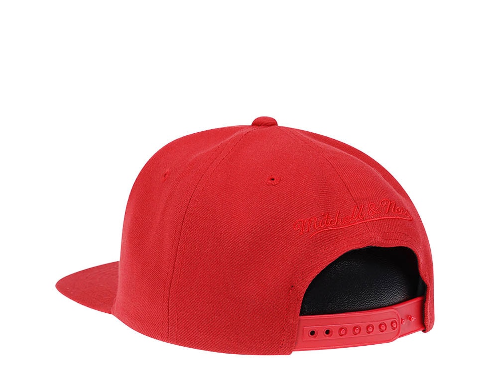 Mitchell & Ness Portland Trail Blazers Red Hardwood Classic Snapback Cap