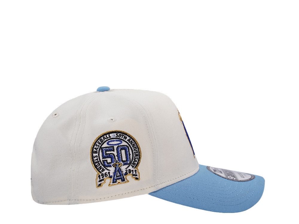 New Era Anaheim Angels 50th Anniversary Chrome Two Tone Edition 9Forty A Frame Snapback Cap