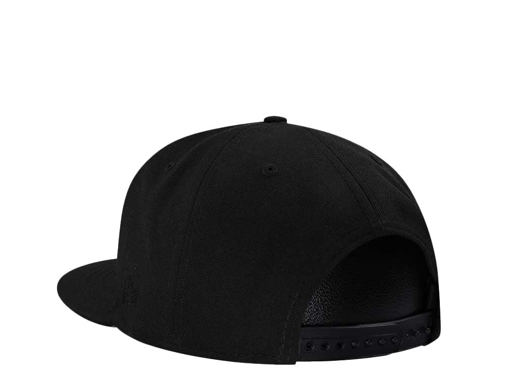 New Era Milwaukee Bucks Black Classic Edition 9Fifty Snapback Cap