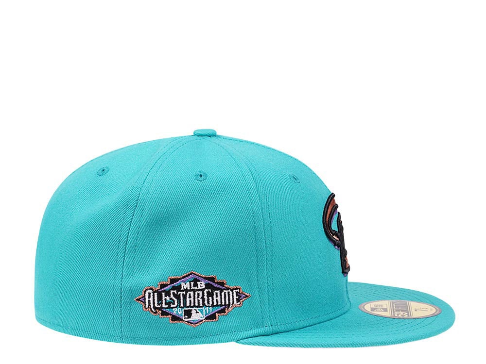 New Era Arizona Diamondbacks All Star Game 2011 Bubble Gum Edition 59Fifty Fitted Cap
