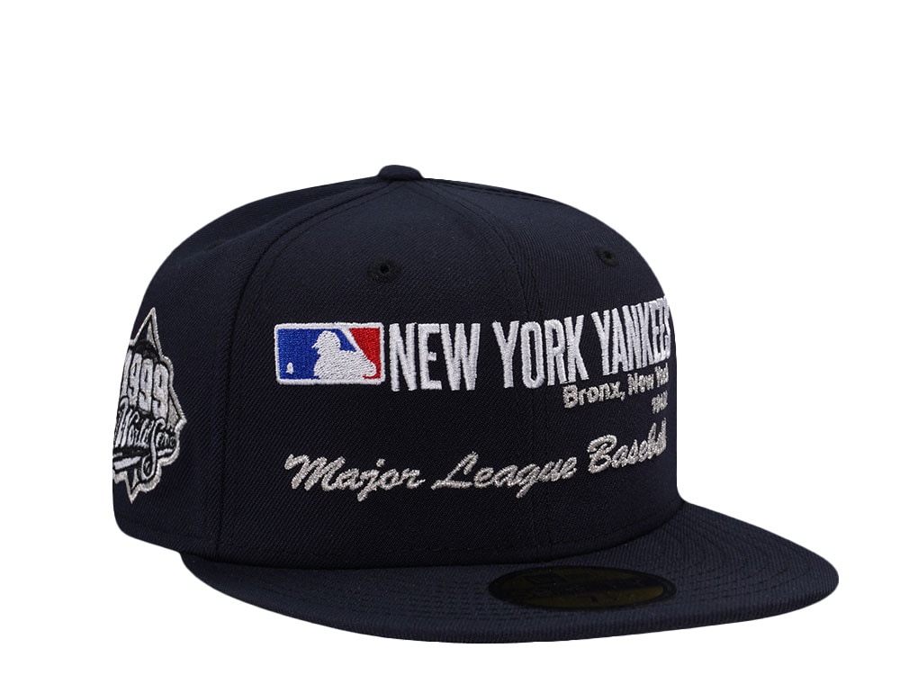 New Era New York Yankees World Series 1999 Workleaugue Navy Prime Edition 59Fifty Fitted Cap