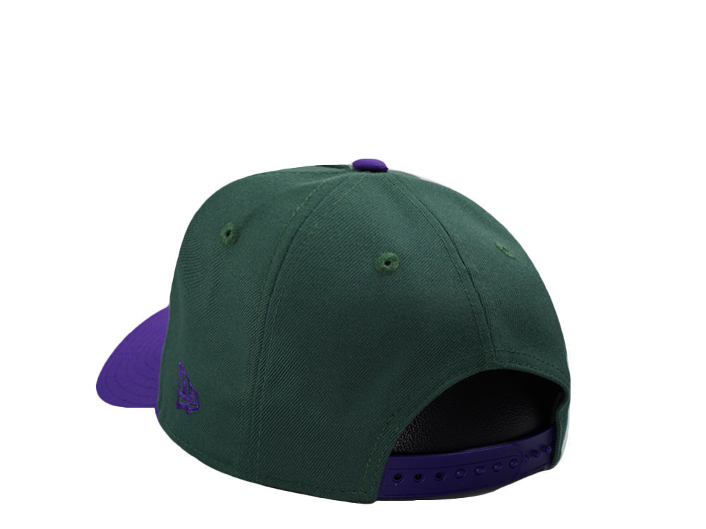 New Era Milwaukee Bucks 30th Anniversary Green Two Tone Edition 9Forty A Frame Snapback Cap