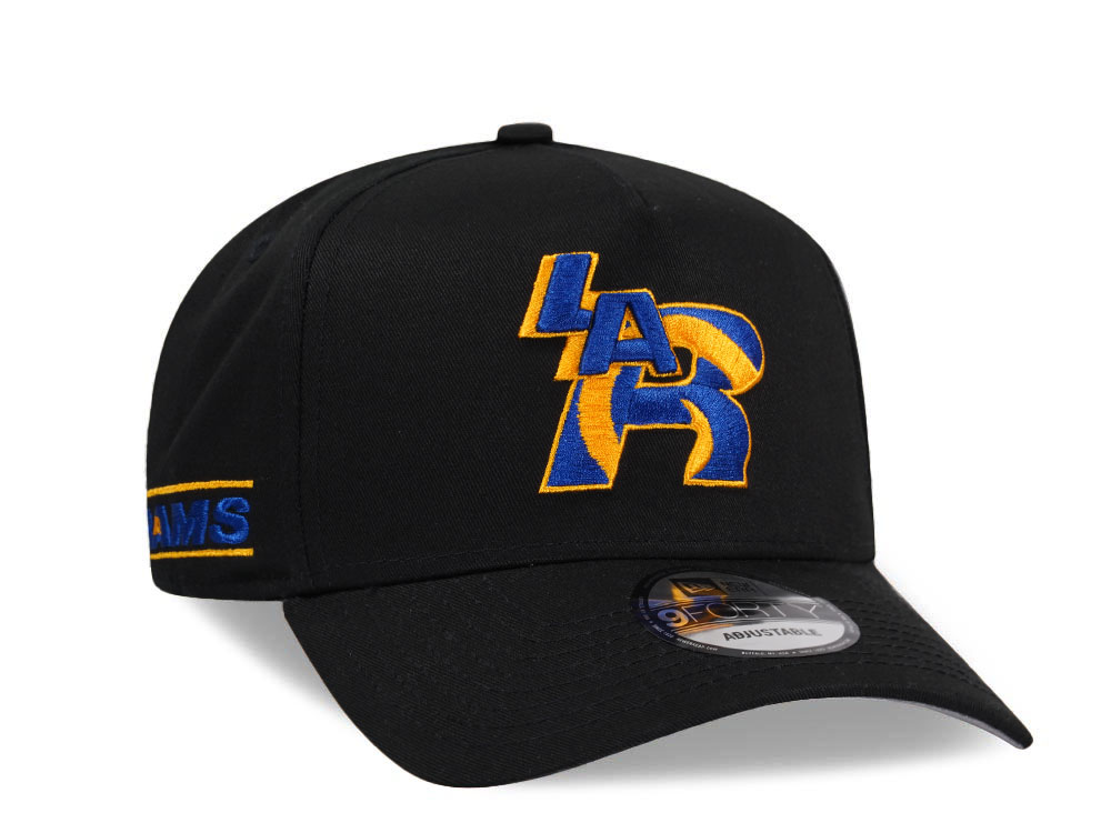 New Era Los Angeles Rams City Originals Black 9Forty A Frame Snapback Cap
