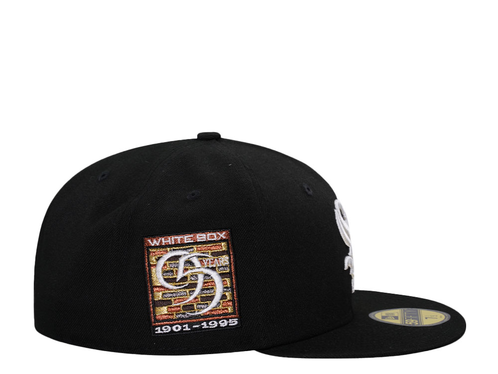 New Era Chicago White Sox 95 Years Black Brick Edition 59Fifty Fitted Cap