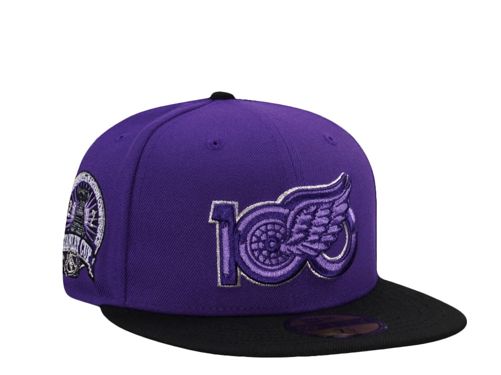New Era Detroit Red Wings Stanley Cup Final 2002 Purple Two Tone Edition 59Fifty Fitted Cap