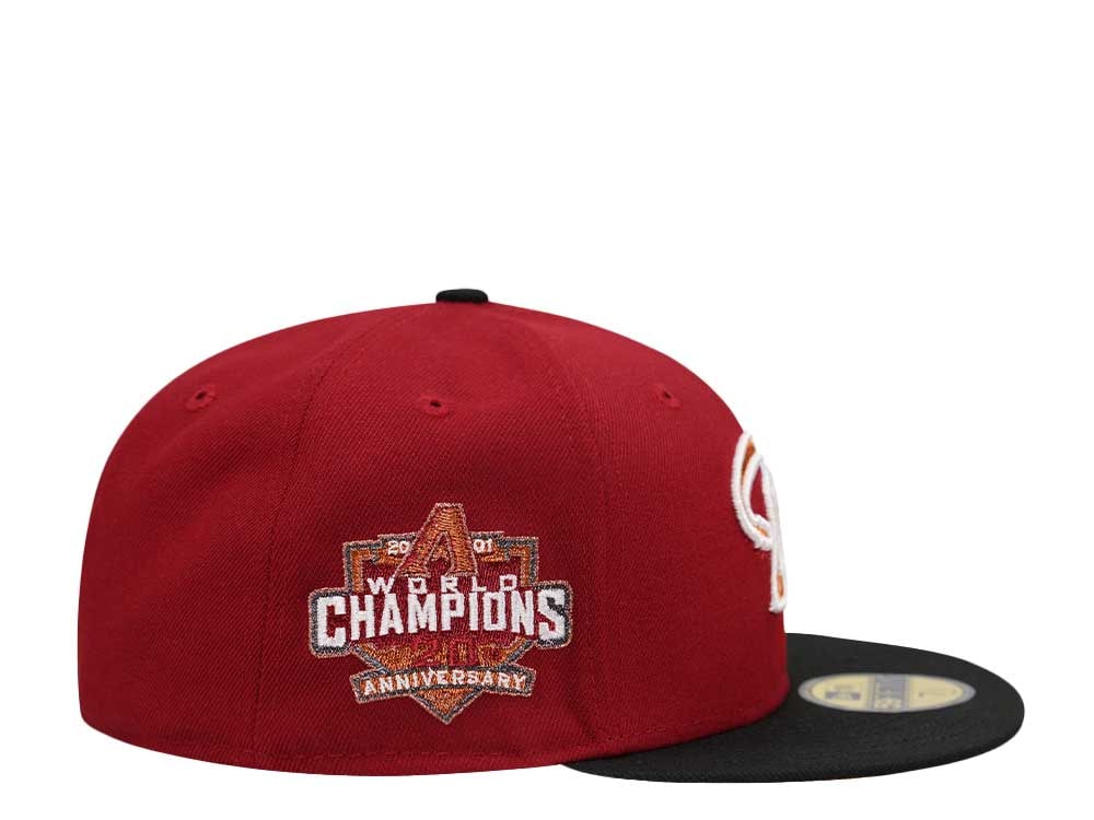 New Era Arizona Diamondbacks 20th Anniversary Metallic Platinum Two Tone Edition 59Fifty Fitted Cap