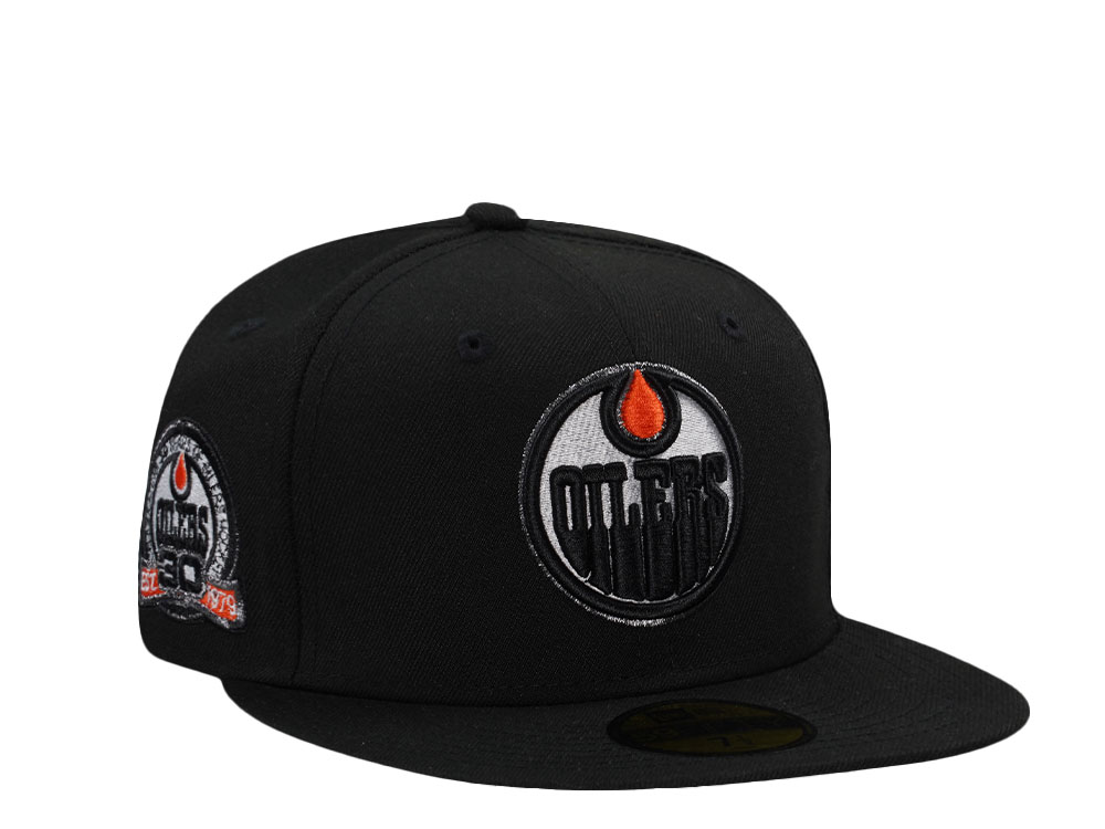New Era Edmonton Oilers 30th Anniversary Metallic Prime Edition 59Fifty Fitted Cap