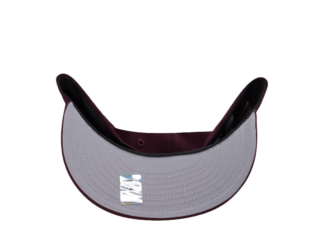 New Era Carolina Hurricanes 25th Anniversary Maroon Prime Edition 59Fifty Fitted Cap