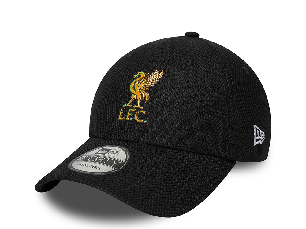 New Era Liverpool Fc Iridescent Logo Black Prime Edition 9Forty Adjustable Cap