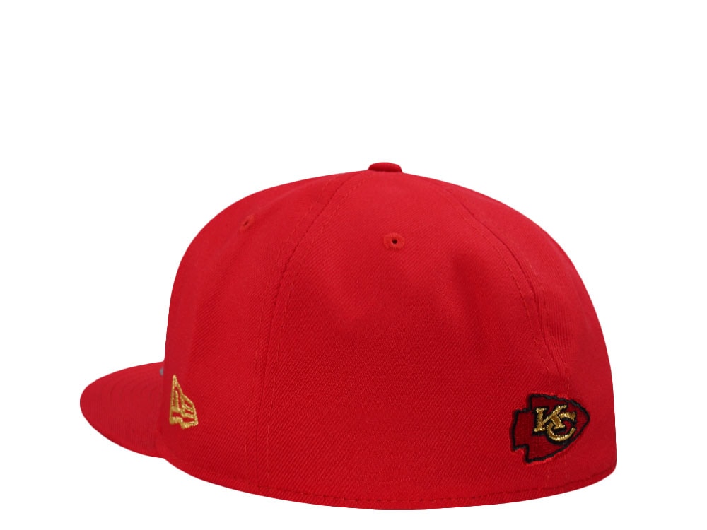 New Era Kansas City Chiefs 50th Anniversary Red Prime Edition 59Fifty Fitted Cap