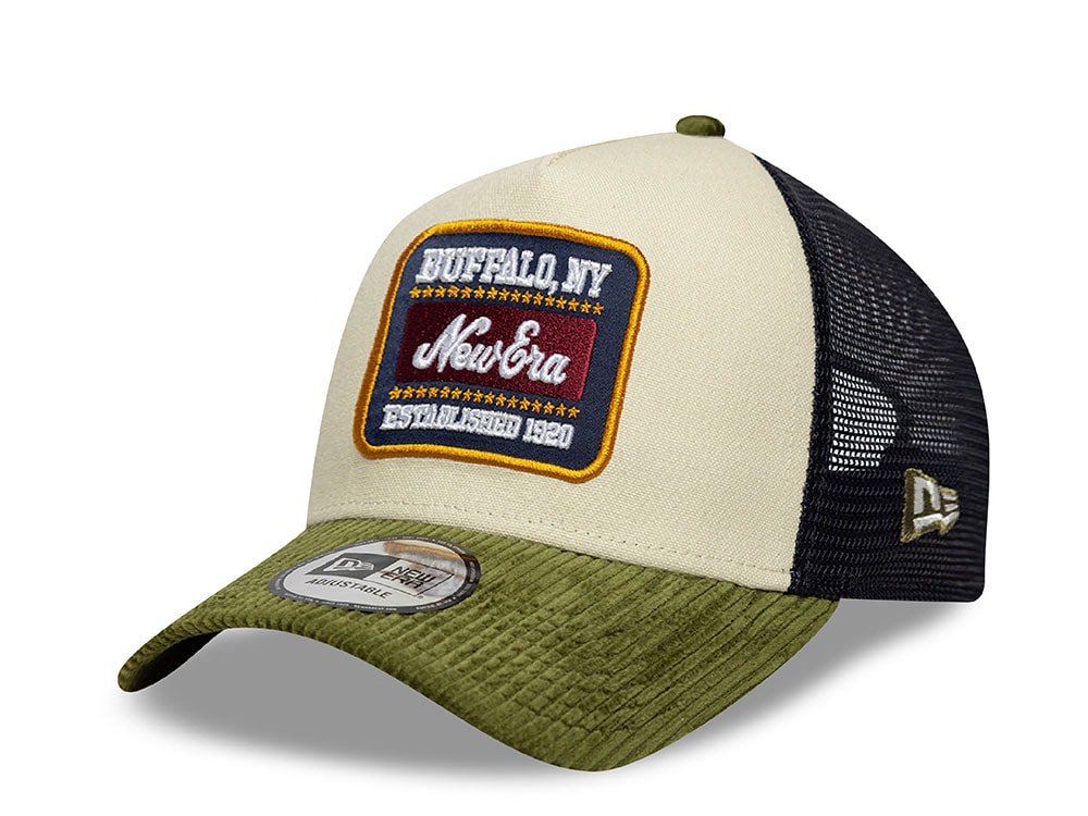New Era Patch Stone Two Tone Edition 9Forty A Frame Trucker Snapback Cap