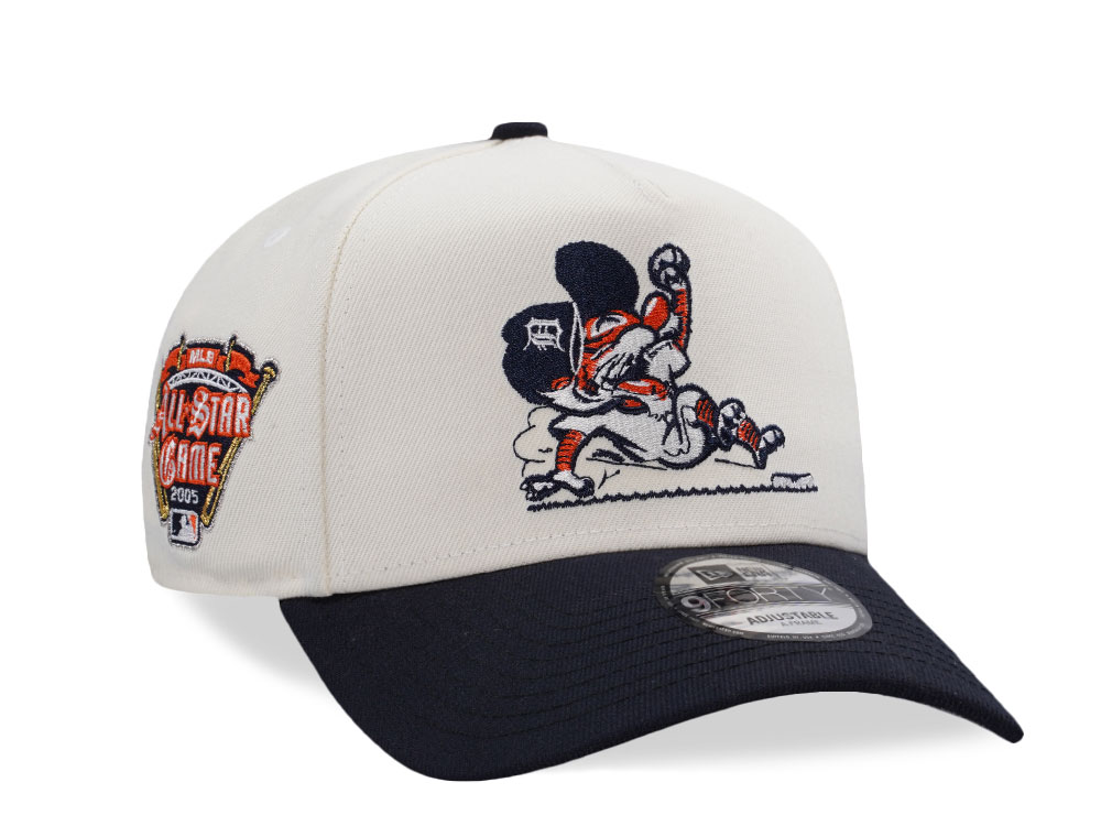 New Era Detroit Tigers All Star Game 2005 Chrome Two Tone Edition 9Forty A Frame Snapback Cap