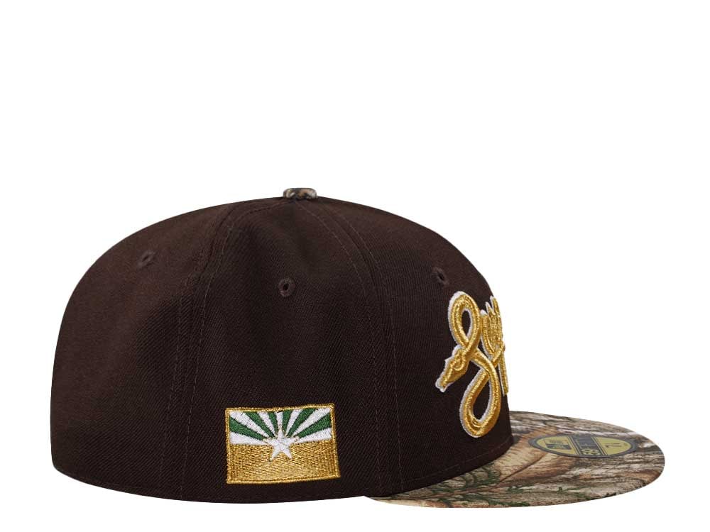 New Era Arizona Diamondback Real Tree Serpientes Two Tone Edition 59Fifty Fitted Cap