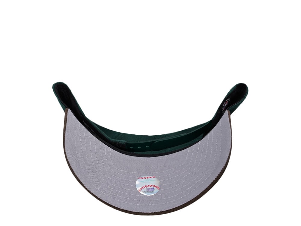 New Era Atlanta Braves Dark Green Two Tone 9Forty A Frame Snapback Cap