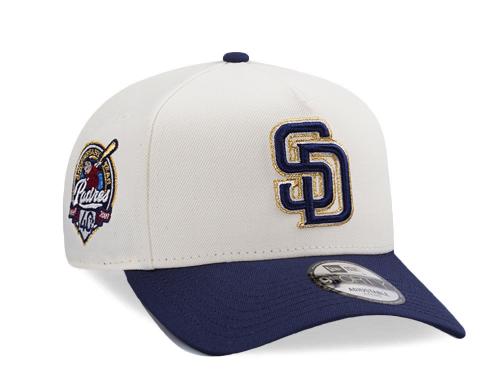 New Era San Diego Padres 40th Anniversary Chrome Two Tone Edition 9Forty A Frame Snapback Cap