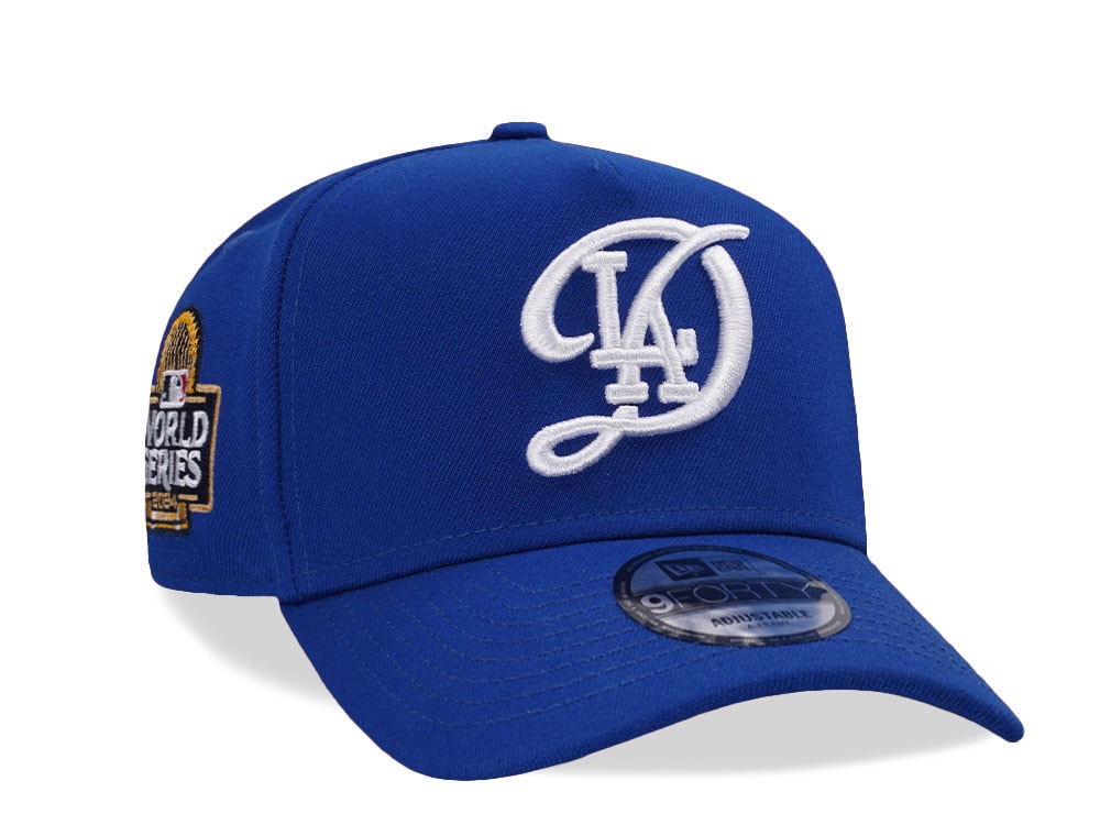 New Era Los Angeles Dodgers World Series 2024 Blue Prime Edition 9Forty A Frame Snapback Cap
