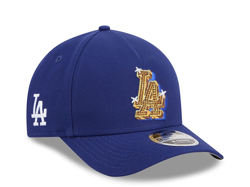 New Era Los Angeles Dodgers Emblem Blue Prime 9Forty A Frame M Crown Snapback Cap