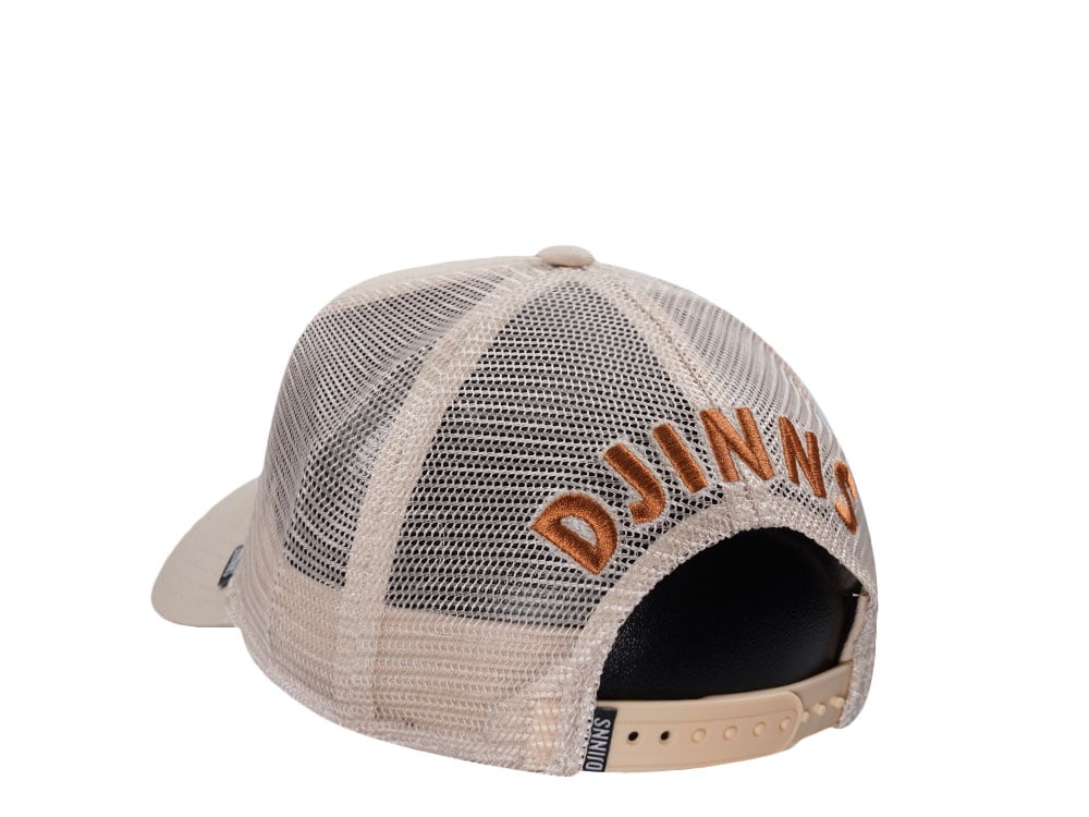 Djinns Lazy Sunday Coffee Club Khaki Trucker Snapback Cap