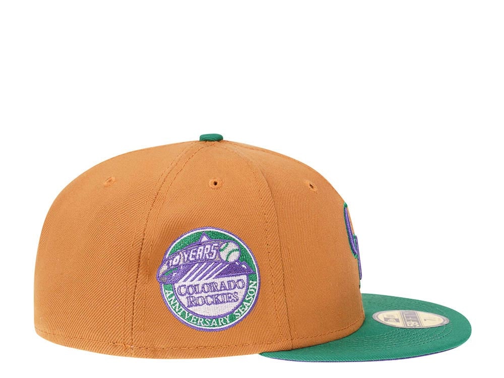 New Era Colorado Rockies 10th Anniversary Two Tone Prime  Edition 59Fifty Fitted Cap