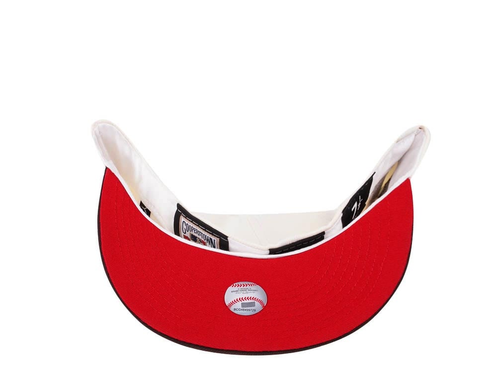 New Era Colorado Rockies 20th Anniversary Cream Red Two Tone Edition 59Fifty Fitted Cap