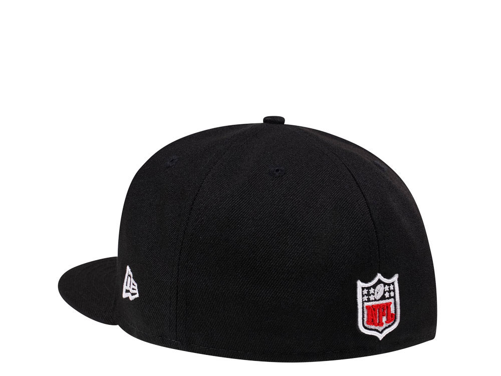 New Era New York Jets Black Crimson Collection 59Fifty Fitted Cap