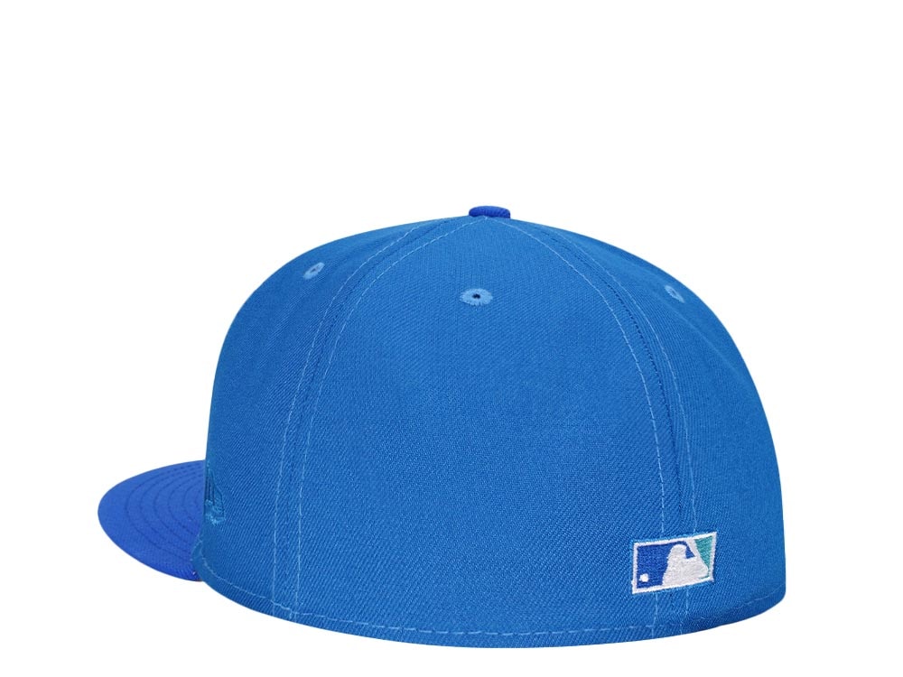 New Era Florida Marlins Inaugural Year 1993 Sneaky Blue Peach Two Tone Edition 59Fifty Fitted Cap