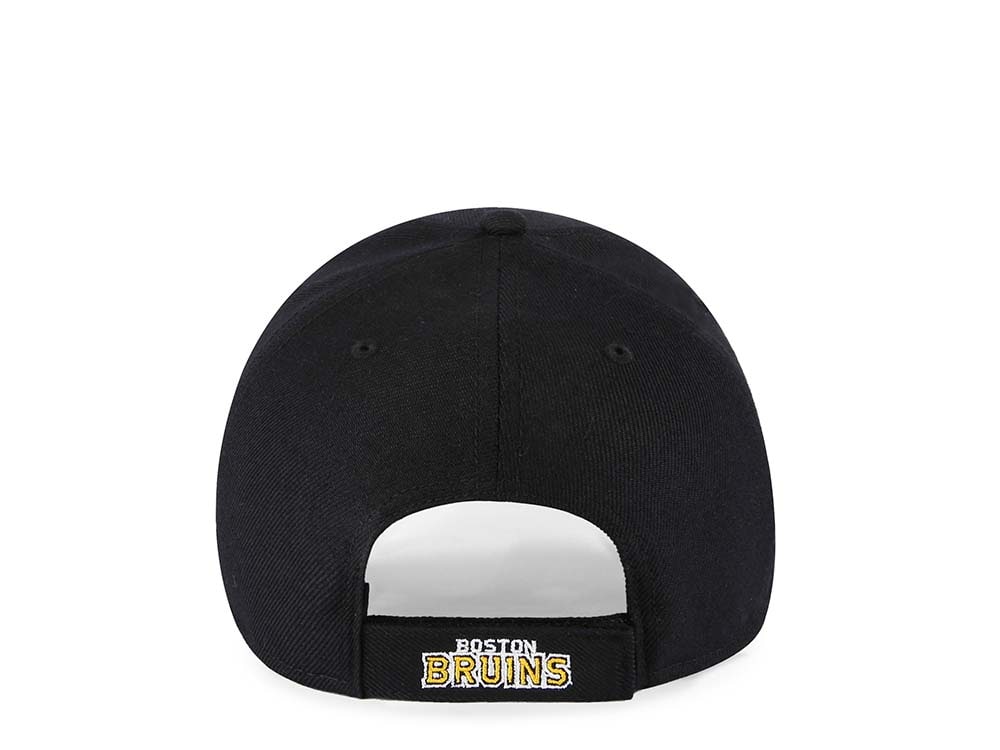 47Brand Boston Bruins Classic Black Strapback Cap